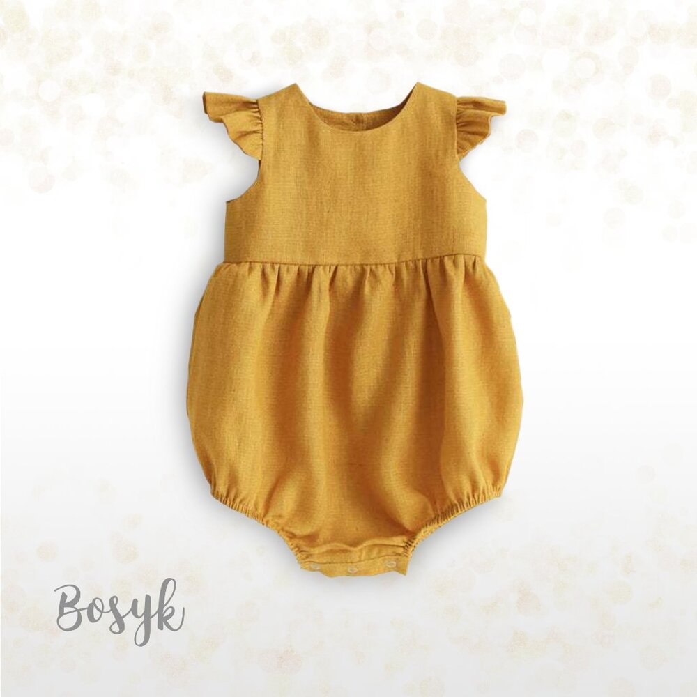 NEW - Sleeveless Ruffle Romper Bodysuit Baby Girl - Bubble Romper Bodysuit Girls
